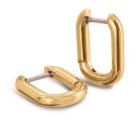 Boccia 05060-02 Damen-Ohrringe Creolen Titan Goldfarben