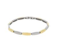 Boccia Titanium 03063-02 Damen-Armband Titan Bicolor Gelbgoldfarben-Ionenplattiert 22cm