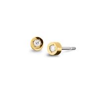Boccia Brillant Ohrstecker 05083-04 Titan goldplattiert