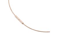 Boccia Collier 0802-0345 45 Edelstahl rosé vergoldet