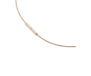 Boccia Collier 0802-03 Edelstahl Titan roségoldplattiert