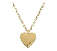 Boccia Damen Halskette 08083-04 Titan mit Anhänger Herz Gelbgold IP