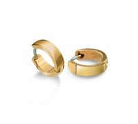 Boccia Damen Creolen Titan Gold Ø 13mm - 0510-13