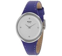 Boccia Damen Analog Quarz Uhr mit Leder Armband 3276-11