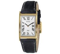 Boccia Damen Analog Quarz Uhr mit Leder Armband 3285-09