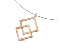 Boccia Damen Anhänger 07020-03 Titan roségoldplattiert