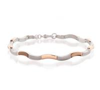 Boccia Damen Armband 0370-05 Titan, teilweise roségold plattiert, 19.0 cm