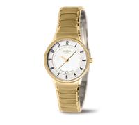 Boccia Damen Armbanduhr 3158-05 Classic Titan gelbgold IP