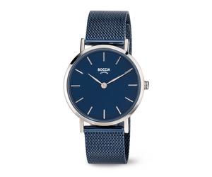 Boccia Damen Armbanduhr 3281-07 Trend blau