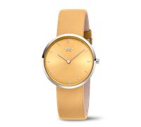 Boccia Damen Armbanduhr 3309-15 Trend Lederband gelb