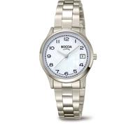 Titan Damenuhr mit Saphirglas Boccia Weiß 5E974/20X
