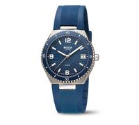 Boccia Damen Armbanduhr 3375-02 Titan Ceramic PU-Band blau