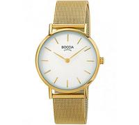 Boccia Damenarmbanduhr 3281-06 vergoldet