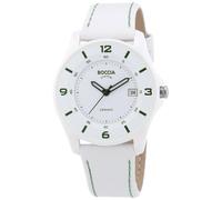 Boccia Damen-Armbanduhr Ceramic Analog Quarz Leder 3226-04