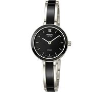 Boccia Damen Armbanduhr mit Gehäuse aus Titan, in der Farbe: Silber, Armband aus: Titan, Gehäusedurchmesser: 28.3 mm, 3333-02