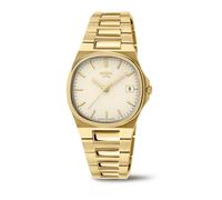 Boccia Titanium 3348-04 Damenuhr Titan Saphirglas Gelbgoldfarben