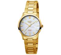 Boccia Damen Armbanduhr Solar 3363-05 Titan goldplattiert