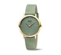 Boccia Damen Armbanduhr Trend 3365-04 Titan Lederband hellgrün