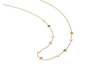 Boccia Damen Collier 08055-02 Titan Gelbgold IP mit Turmalin