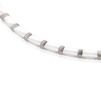 Boccia Damen Collier 0845-03 Titanium Ceramic weiß