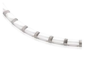 Boccia Damen Collier 0845-03 Titanium Ceramic weiß