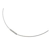 Boccia Damen-Collier Stahl Silikon 0803-0150, 2,00mm