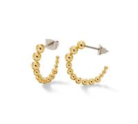 Boccia Damen Creolen 05067-02 Titan goldplattiert