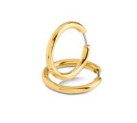 Boccia 05072-02 Damen-Ohrringe Creolen Titan Goldfarben