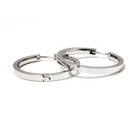 Boccia Titanium Creolen Ohrschmuck 0517-03 poliert