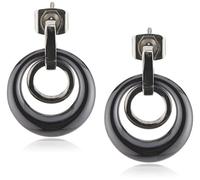 Boccia Ohrstecker Titan und Keramik