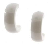 Boccia Halbcreolen 0584-01 Titan mit weißem Keramik