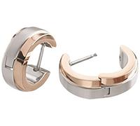 Boccia Creolen 0560-06 Titan Bicolor rosé vergoldet