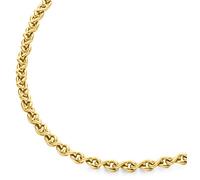 Boccia Damen Halskette 08095-0245 Fantasiemuster Titan gelbgold IP