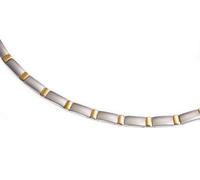 Boccia Damen Collier Titan Bicolor 45cm Silber - 0845-02