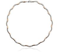 Boccia Damen Collier Titan 45cm Bicolor rotgold - 0844-05