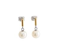 Boccia Schmuck 05043-02 Damen Perl-Ohrstecker Ohrringe Titan bicolor gold