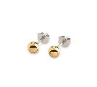 Boccia Damen Ohrstecker Kugel 0504-03 Titan goldplattiert