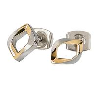 Boccia Damen Ohrstecker 05012-02 Titan teil-goldplattiert