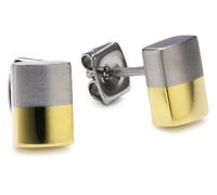 Boccia Ohrstecker 0509-03 Titan bicolor Matt Glanz