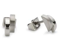 Boccia Damen-Ohrstecker Titan (Pr) Pol/Sat 0552-01