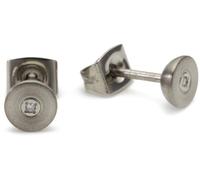 Boccia Damen-Ohrstecker Titan (Pr) Pol/Sat 2 Br. 0,01 0545-01