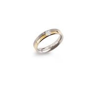 Boccia Damen Ring 0129-0652 aus Titan Brillanten Größe 52