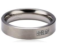 Boccia Damen-Ring Titan 12 Brillianten 0,06 Gr.58 0101-1858