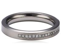 Boccia Damen-Ring Titan 15 Brillianten 0,075 Gr.69 0120-0469