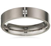 Boccia Damen-Ring Titan 4 Brillianten 0,02 Gr.50 0101-1250