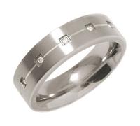Boccia Damen-Ring Titan 5 Brillianten 0,025 0101-2048