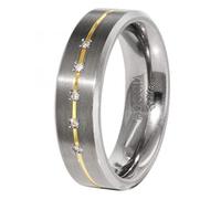 Boccia Damen-Ring Titan 5 Brillianten 0,025 Gr.52 0101-1952