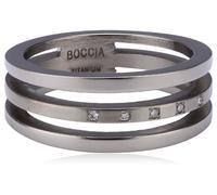 Boccia Damen-Ring Titan 5 Brillianten 0,025 Gr.52 0128-0352
