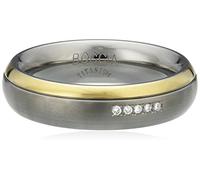 Boccia Damen-Ring Titan Diamant weiß Gr.56 (17.8) 0130-1056