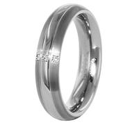 Boccia Damen-Ring Titan Diamant weiß, Gr.56 (17.8) 0131-0356